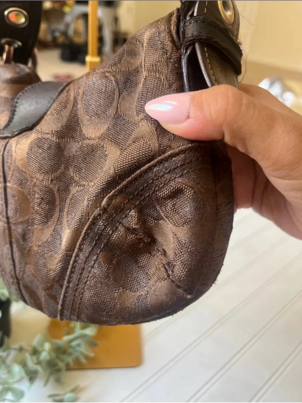 Coach vintage braided